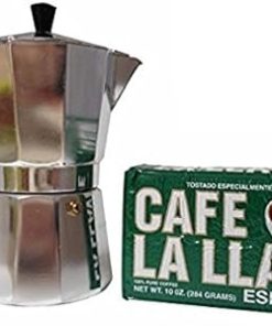 Cafe La Llave 10oz and Coffee Maker 3 Cup COMBO