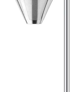 Adjustable Stainless Steel Pour Over Coffee Maker Station Stand With Reusable Double Filter Freestanding Drip Cone Brewer Directly Into Mug Cup Adjustable Stainless Steel Coffee Brewer 2