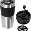 Portable coffee maker- french press