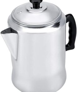 Aluminum Alloy Coffee Percolator Coffee Maker Pot Percolator Tea Kettle Stove Top Coffee Percolator with Lid for Home Outdoor 2