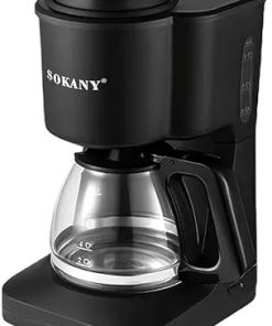 SK-125 Coffee Maker With Auto Pause And Glass Carafe 12-Cup Coffee Maker with Easy On/Off Switch- Easy Pour
