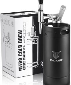 TMCRAFT 128oz Nitro Cold Brew Coffee Maker- Home Brew Coffee Keg with Stainless Steel Stout Creamer Faucet & Pressure Relieving Valve 2