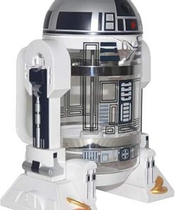 Noble Createaprototype NBCDY Hand Coffee Machine- Creative Robot R2D2 Mini Stainless Steel Filter Coffee Maker