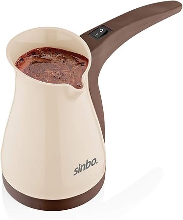 SCM 2928 Greek Turkish Coffee Maker Machine Electric Pot Briki Ibrik BROWN by Sinbo 2 SCM 2928 Greek Turkish Coffee Maker Machine Electric Pot Briki Ibrik BROWN by Sinbo - Image 2