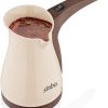 SCM 2928 Greek Turkish Coffee Maker Machine Electric Pot Briki Ibrik BROWN by Sinbo