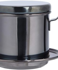 Portable Stainless Steel Coffee Drip Filter Coffee Maker Pot for Home Kitchen Office Outdoor Use- Durable