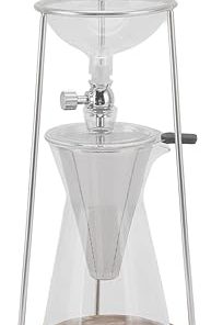 Drip Tower Coffee Maker-Large Capacity Reusable Glass Iced Coffee Maker Iced Tea Maker for Cafe Home Kitchen 2