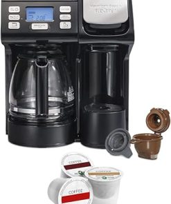 Hamilton Beach 49902 FlexBrew Trio 3-way Coffee Maker- Single Serve Cup/Ground Compatible – Black Bundle with Victor Allen Colombian Single Serve Brew Cups of Coffee (Includes 3 Single Serve Cups) 2