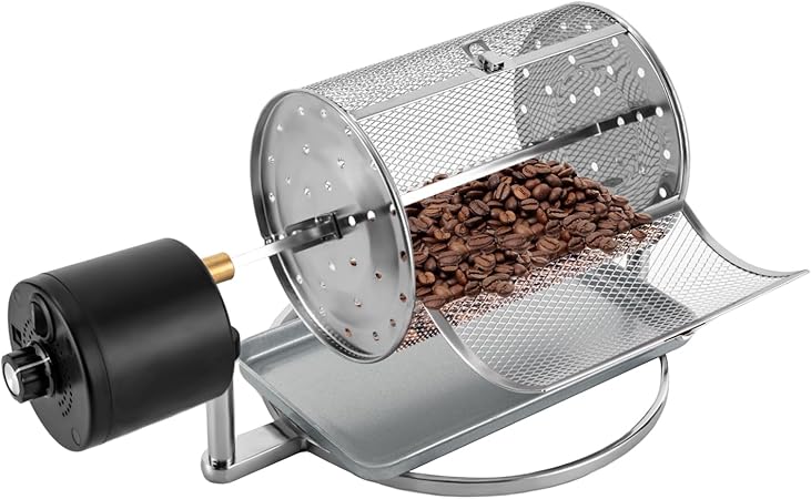 Coffee Roaster Machine- 14W Electric Coffee Bean Baking Roaster Peanuts Pine Nuts Roaster Baking Machine Coffee Roaster Machine for Home Use 250g Capacity for Homes Coffee Roaster Machine- 14W Electric Coffee Bean Baking Roaster Peanuts Pine Nuts Roaster Baking Machine Coffee Roaster Machine for Home Use 250g Capacity for Homes