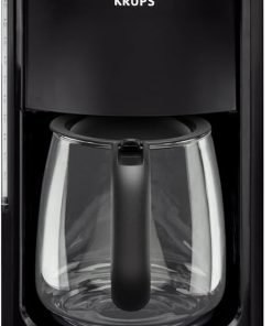 KRUPS FME214 Programmable Coffee Maker Machine with Glass Carafe and LED Control Panel- 12-cup 2