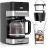 Stainless Steel Espresso Maker with Milk Frother – Coffee Machine 20 Bar Pressure- 2.8L Water Tank 3