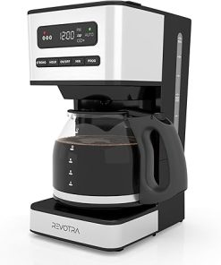 12-Cup Programmable Coffee Maker- Regular & Strong Brew Drip Coffee Machine 2