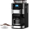 COWSAR 10-Cup Drip Coffee Maker with Built-In Grinder- 24-Hour Programmable