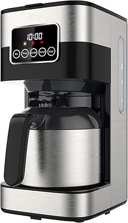 Drip Coffee Maker- Programmable Coffee Maker with Thermal Carafe Drip Coffee Maker- Programmable Coffee Maker with Thermal Carafe
