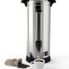 Coffee Urn 65 Cup- Dual Layers Stainless Steel Commercial Coffee Maker 10L/2.6 Gal Large Coffee Dispenser