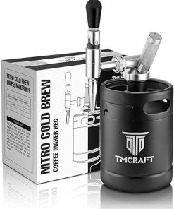 TMCRAFT 64oz Nitro Cold Brew Coffee Maker- Home Brew Coffee Keg with Stainless Steel Stout Creamer Faucet & Pressure Relieving Valve 2
