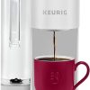 SIFENE single serve coffee machine 3 in 1 pod coffee maker for k-pod capsule ground brewer leaf tea maker 6 to 10 ounce cup removable 50oz water reservoir white 3