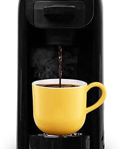 CAYNEL Upgrade Single Serve Maker Brewer for K-Cup Pods Coffee-Grounds & Loose-Leaf Tea- 30s Rapid Brewing Technology with Large Removable 14 oz Water Tank