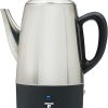 Moss & Stone Percolator Coffee Pot Electric 10 Cup- Stainless Steel Coffee Maker