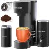 The jze french press coffee- borosilicate glass French press coffee maker 4