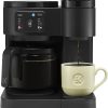 Capresso CoffeeTEAM GS 10-Cup Coffee Maker with Conical Burr Grinder- Glass Carafe 464.02 White 3