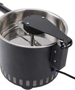 Rotating Coffee Bean Cooler- Stainless Steel Filter Screen Coffee Bean Cooling Machine High Suction Force Power Noiseless Portable Handle Coffee Bean Cooler (US Plug)