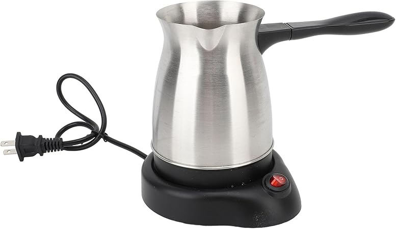 Yunir Turkish Coffee Maker- 600ml 110V Stainless Steel Turkish Coffee Pot with Dual System Yunir Turkish Coffee Maker- 600ml 110V Stainless Steel Turkish Coffee Pot with Dual System