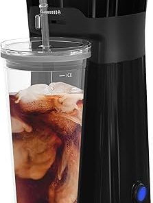 Sunvivi 20 Oz Iced Tea Maker for Ground Coffee- Cold Brew Coffee Maker with Reusable Coffee Filter and Insulated Pitcher 2