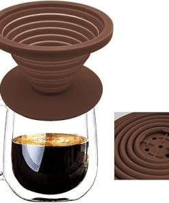 Collapsible Coffee Dripper Pour Over Coffee Filter- Silicone Reusable Coffee Maker 2