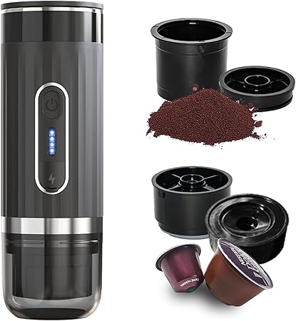 Portable Coffee Maker for Travel Camping Office- Small Rechargeable Electric Espresso Machine 2 Portable Coffee Maker for Travel Camping Office- Small Rechargeable Electric Espresso Machine - Image 2