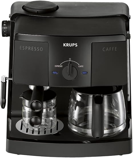 KRUPS XP1500 Coffee Maker and Espresso Machine Combination- Black KRUPS XP1500 Coffee Maker and Espresso Machine Combination- Black