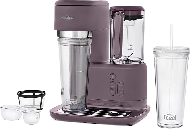 Mr. Coffee 3-in-1 Single-Serve Frappe- Iced & Hot Coffee Maker & Blender w/Reusable Filter Mr. Coffee 3-in-1 Single-Serve Frappe- Iced & Hot Coffee Maker & Blender w/Reusable Filter