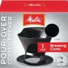 Melitta Filter Coffee Maker- Single Cup Pour-Over Brewer