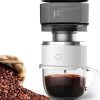Stone & Clay Modern French Press – Black Stainless Steel Coffee Press – Double Walled Insulated Carafe with 1L/34oz Measurement – Cool Touch Handle- Beveled Lid 4