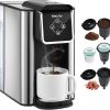 Mini Hot and Iced Coffee Maker Single Serve- for K Cup and Ground 3 Mini Hot and Iced Coffee Maker Single Serve- for K Cup and Ground 3
