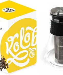 Cold Classic Stainless Steel Airtight Glass Carafe Coffee Maker and Iced Tea Maker for Brewing Professional Cold Brew Concentrate and Iced Tea at Home 2