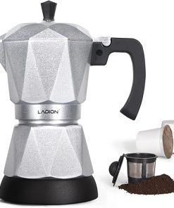 Single Serve Coffee Maker for K Cup & Ground Coffee- Electric Espresso Coffee Maker