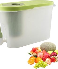 3/4 Gallon Cold Brew Coffee Maker with Ultra-Fine Mesh Steel Filter and Spigot – Polypropylene Iced Tea Maker Pitcher for Iced Coffee- Lemonade