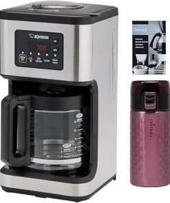 Zojirushi EC-ESC120XB Programmable Coffee Maker Bundle with 12 oz Tumbler- and Coffee and Espresso Machine Descaling Powder (3 items) 2