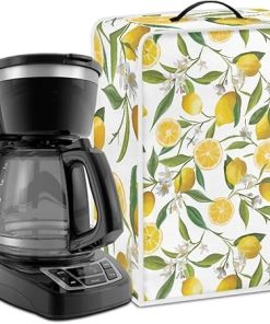 Lemon Coffee Machine Dust Cover Espresso Appliance Dust Cover for Keurig Coffee Maker Blender Cover Coffee Maker Cover Cloth Cover for Stand Mixer or Coffee Machine