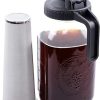 Cold Brew Mason Jar Coffee Maker 64 Oz Wide Mouth Mason Cold Brew Pitcher With Coffee Filter Airtight & Leak-Proof For Coffee- Iced Tea
