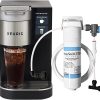 Keurig K2550 Plumbed Single Serve Commercial Coffee Maker and Tea Brewer with Direct Water Line Plumb and Filter Kit