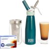 French Press Coffee Maker Carafe Coffee Presser Heat Resistant Glass with 3 Level Filtration System Stainless Steel Brews Coffee and Tea Press 12 Oz 4