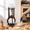 TPALPKT Foldable Coffee Drip Holder- Aluminum Alloy Support Stand for Manual Coffee Maker Portable Coffee Machine Bracket for Travel Outdoor/Home Use 3