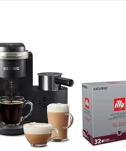 Keurig K-Café Single Serve & Carafe Coffee Maker with Illy Coffee Intenso Dark Roast Coffee Pods- 32 K-Cup Pods 2