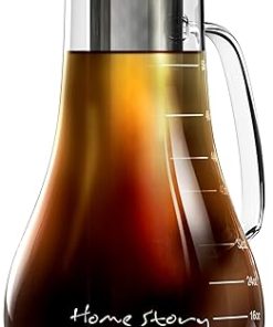 Cold Brew Coffee Maker White – Glass Cold Brew Maker Pitcher 52 oz