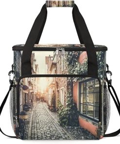 Elegant Alleyway Coffee Maker Carrying Bag for Keurig K-Mini or K