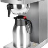 Coffee Percolator Camping Coffee Pot Stainless Steel Coffee Maker with Two Heat Resistant Tough Glass Knob Using on any Stovetop Outdoor Traveling NO Aluminum NO Plastic (9 Cup) 3