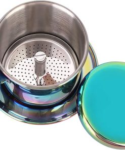 Coffee Filter Press Coffee Maker- Vietnamese Coffee Dripper Reusable Single Cup Coffee Brewer for Home