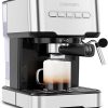 KOTLIE 5in1 Level 7 Water Volume Espresso Machine- 19Bar Single Serve Coffee Maker for KEU* K-Cup Capsules/NES* Original/Dolce Gusto//Ground Coffee/44mm ESE 3